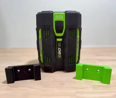 This is the EGO Battery mount that will allow you to organize all of your EGO batteries. Hang them v...