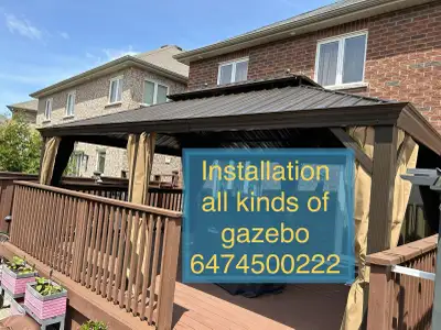installation of gazebo, View more