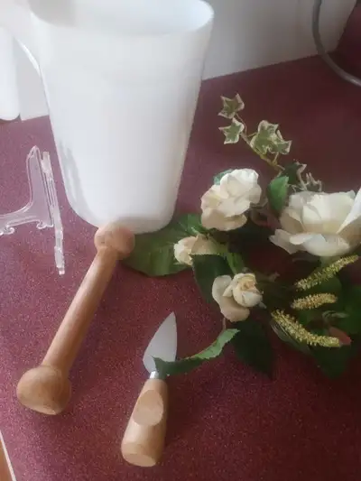 Miscellaneous items, milk jug, plate holder, candle ring etc , View more