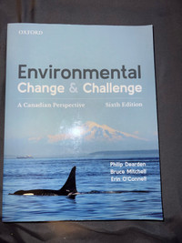 Environmental Change & Challenge 6th edition  
