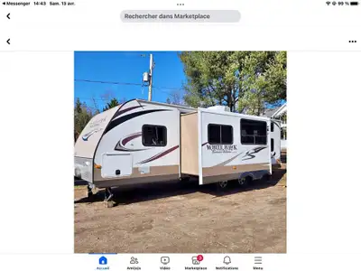 Une roulotte exceptionnelle est à vendre: White Hawk Ultralite Summit Edition modèle 28DSB. Si vous...