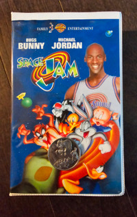 Space Jam VHS movie with Coin