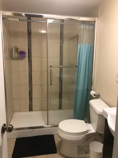 A room in basement is available. Simply furnished, shared kitchen, shared laundry, and shared bathro...