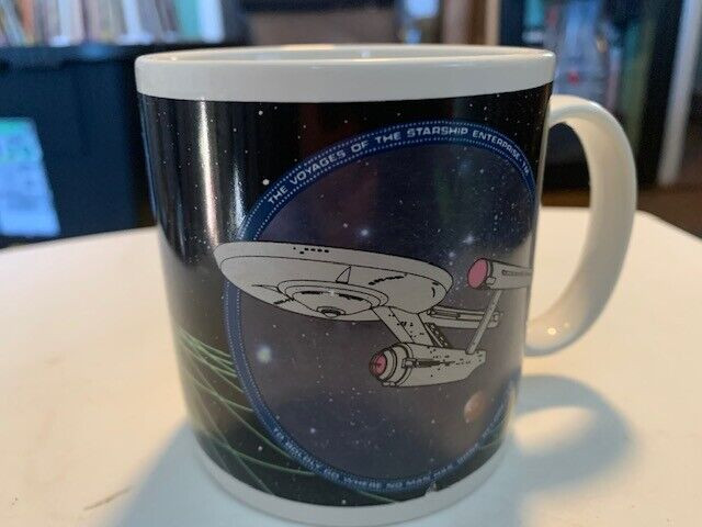 Vintage 1991 Star Trek Coffee Mug Cup Starship Enterprise 901547 in Arts & Collectibles in City of Halifax