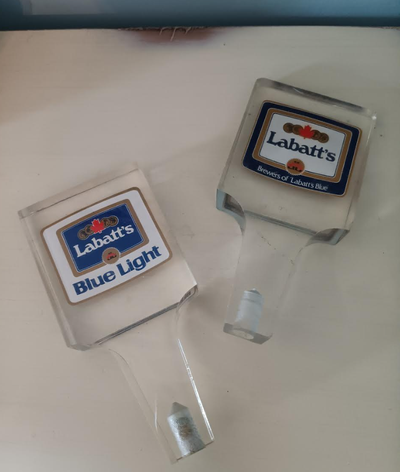 Labatt's & Labatt's Blue Light Acrylic Beer Tap Handles, View more