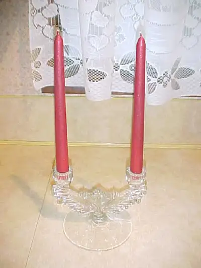 TWO CANDLE CANDLE STICK HOLDER, View more
