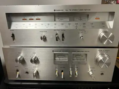 Vintage Sanyo DCA 311 amp and turn , View more