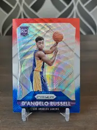 D'Angelo Russell ROOKIE card Panini Prizm Lakers basketball card