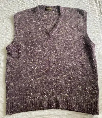 Parkhurst Angora Wool  Purple Women’s Vest