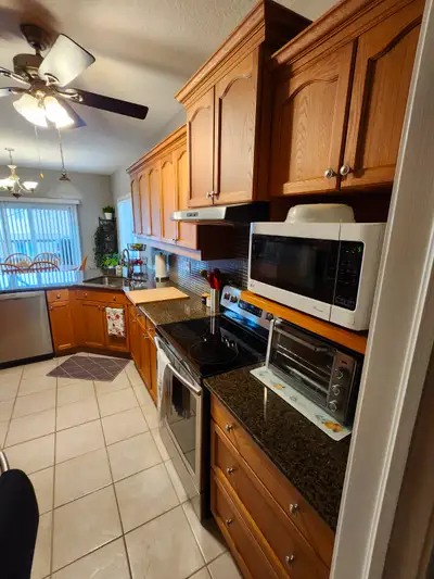 Oak cabinets, drawers and countertops. All items to be picked up at once. Available approximately Ju...