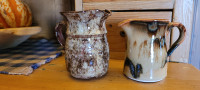 Artisan Pottery Creamers,$15 for pair