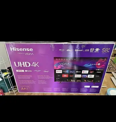 Hisense 58 inch 4K UHD TV, View more
