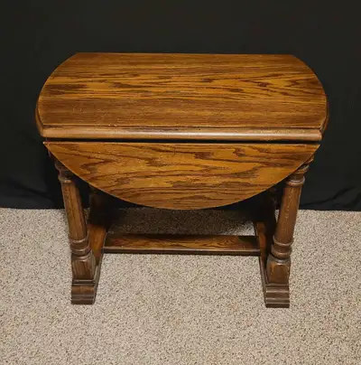 Oak Drop Leaf Table, View more