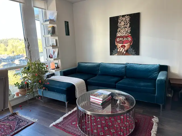 Furnished One-Bedroom Apartment with Mountain Views, North Van