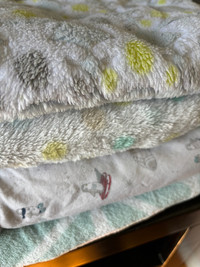 4 baby blankets 