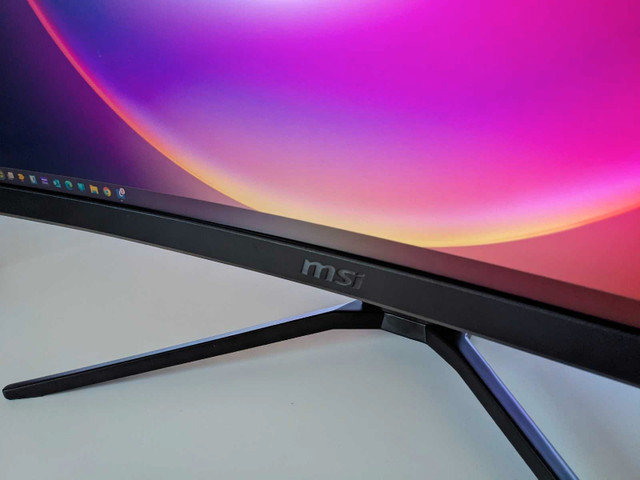 like new MSI MAG271CQR curved gaming monitor in Monitors in City of Halifax - Image 2