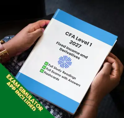 CFA Level 1 2027 Book 4 Fixed Income & Derivatives, View more
