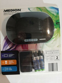 Smartphone/Tablet Speaker with Stand by MEDION - NEW