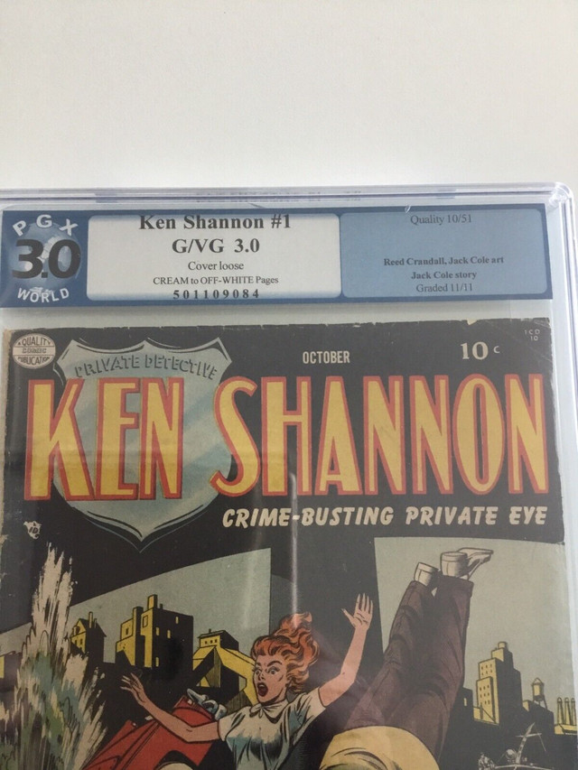 KEN SHANNON #1 (1951) Private Detective  in Comics & Graphic Novels in Sudbury - Image 2