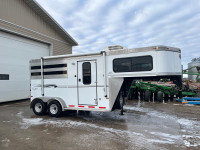 2008 SUNDOWNER HORSE TRAILER,2 HORSE SLANT 