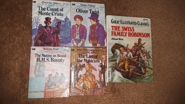 Old Classics - llustrated Classic Editions - $10 for all in Children & Young Adult in Moncton