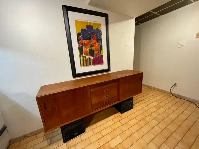 MASSIVE Mid-Century Modern Teak Sideboard in Dressers & Wardrobes in City of Toronto - Image 2