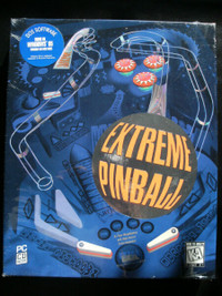 PC Game: EXTREME PINBALL (1995 PC CD-ROM Software) New & Sealed!