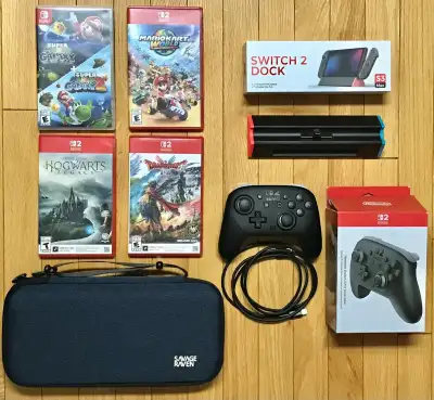 Nintendo Switch 2 Games / Pro Controller / Dock / Case, View more