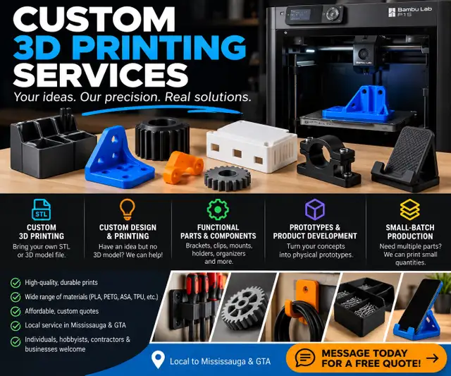 Custom 3D Printing Services | Parts, Prototypes & Custom Designs