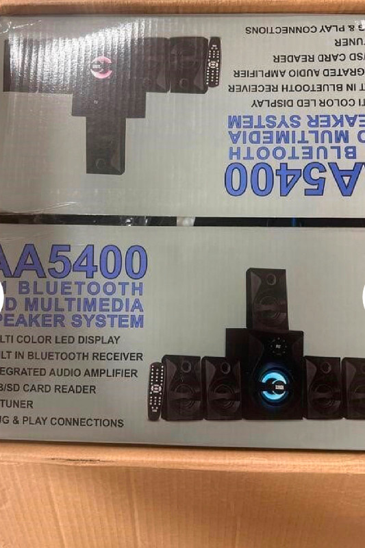 New - Acoustic Audio Bluetooth Surround-Sound-5.1 - 6 Speakers in Speakers in Mississauga / Peel Region - Image 2