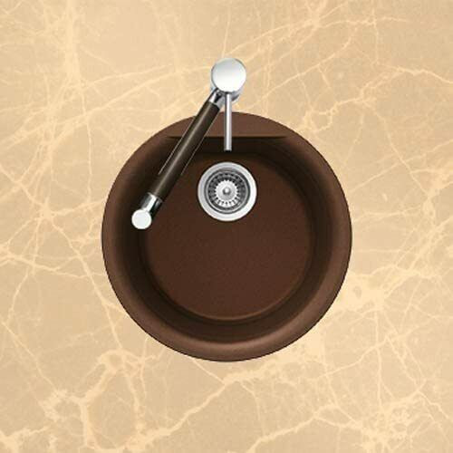 Houzer Euro R-100 Copper Dual Mount Round Bar/Prep Sink - NEW in Plumbing, Sinks, Toilets & Showers in City of Toronto - Image 2