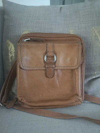 Fossil genuine leather crossbody purse