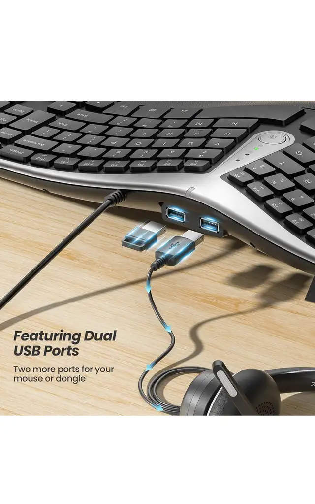 Nulea Ergonomic Split Keyboard in Mice, Keyboards & Webcams in Mississauga / Peel Region - Image 6