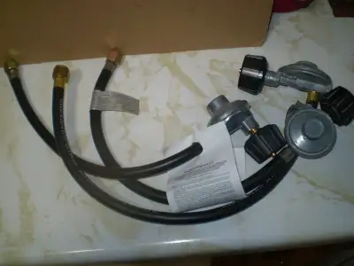 NEW/USED PROPANE BARBECUE HOSES- 20 & 15 INCH LENGTHS- $15 & $10, View more