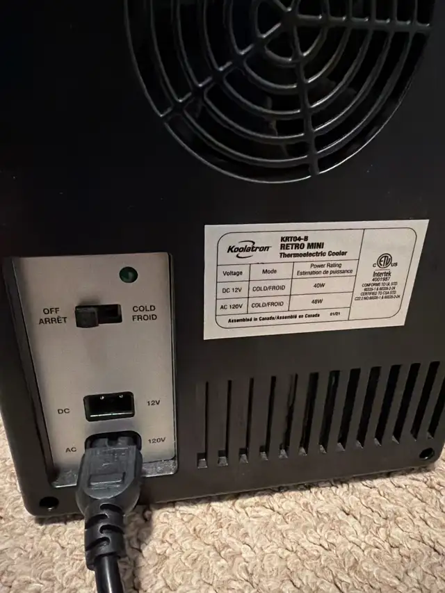 Koolatron Mini Fridge in Refrigerators in Oshawa / Durham Region - Image 4