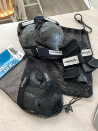 Rollerblade safety equipment