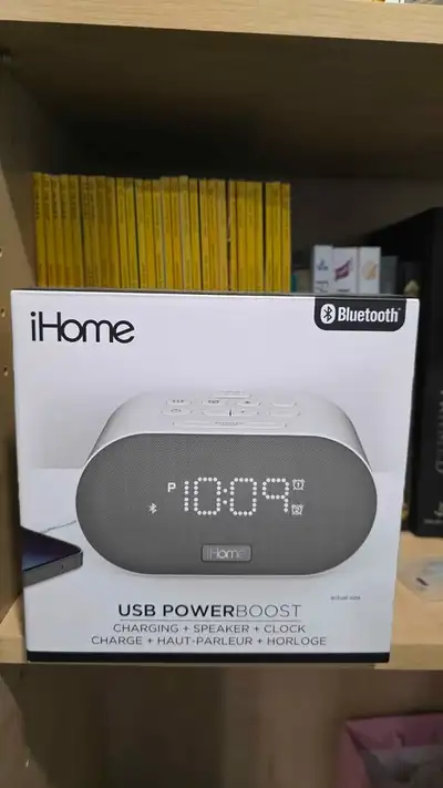 IHome USB Powerboost Charger / Speaker / Clock, View more