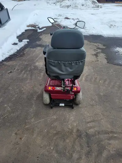 Power wheelchair in good shape. In Athabasca phone number is 780 689 0202 for more information.