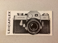 Vintage original Leicaflex brochure 1965 Leitz         Free Ship