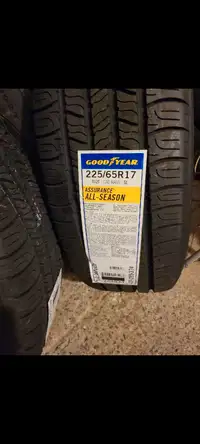 225/65/17 brand new Goodyear all season tires