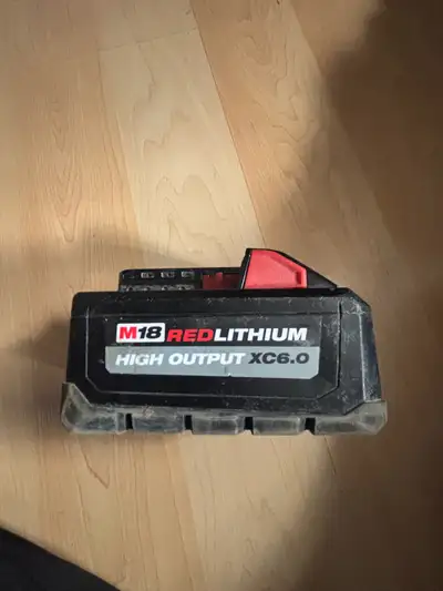 Milwaukee M18 High Output 6.0AH Battery , View more