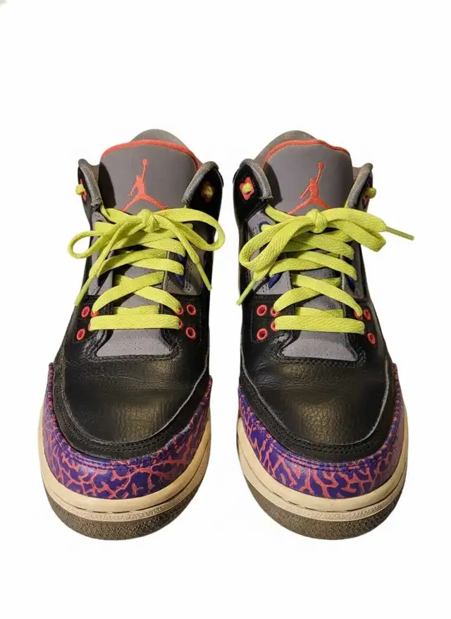 2013 Air Jordan 3 Retro "Joker" - Dark Concord/Electric Green in Women's - Shoes in City of Montréal - Image 5
