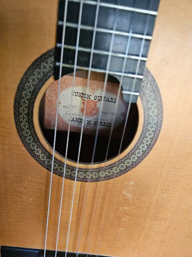 James M Norris hand made Classical guitar in Guitars in Peterborough - Image 5