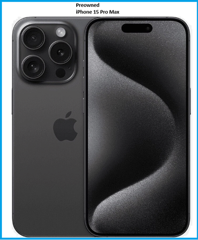 Unlocked iPhone 15 PROMAX (512GB)for$1150 with 1YR warranty, View more