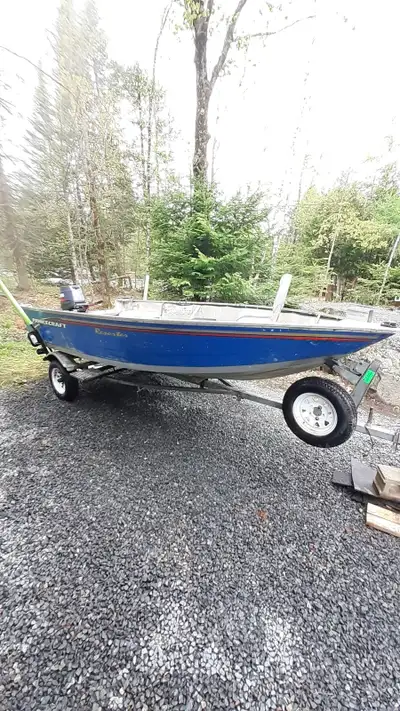 PRINCECRAFT RESORTER 15' 2005 LARGE, 30HP ------------- Chaloupe Princecraft Resorter 15 pieds wide...
