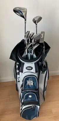 King Cobra sz Golf clubs, Bag and Push Cart