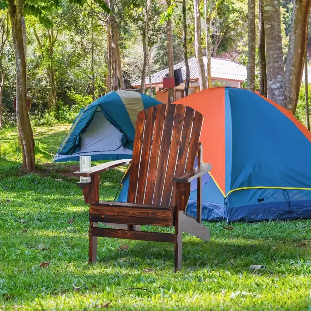 Classic Adirondack Chair Muskoka Chair, Garden Deck Chair with in Patio & Garden Furniture in Markham / York Region - Image 8