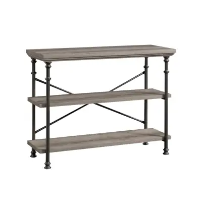 Rustic Console Table with Storage, Entryway Bar Table, TV Table, Voir plus