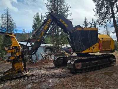2007 Tigercat 870C. New batteries. Newer fan pump/motor, swing box and cutting disc. Undercarriage i...