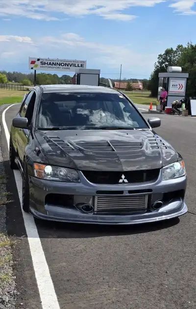 TRACK PROVEN 11 SEC CAR Street proven car EVO IX MR 6 Speed USDM LHD Built by Race force motorsport...